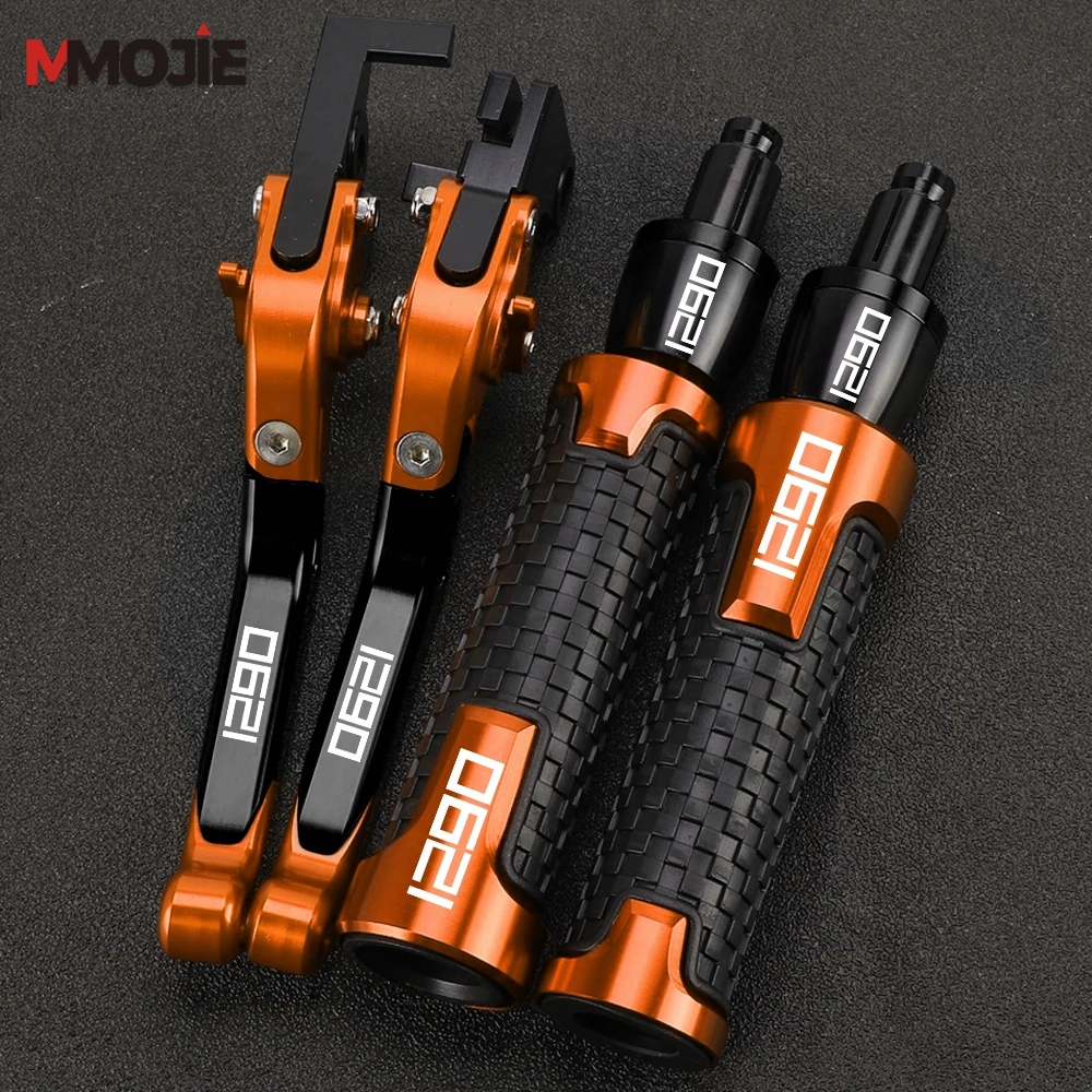 

FOR KTM 1290SupeRDUKER 2014 2015 2016 2017 Foldable Brake Clutch Levers 1290 SupeR DUKE R Handlebar Handle Grips Ends