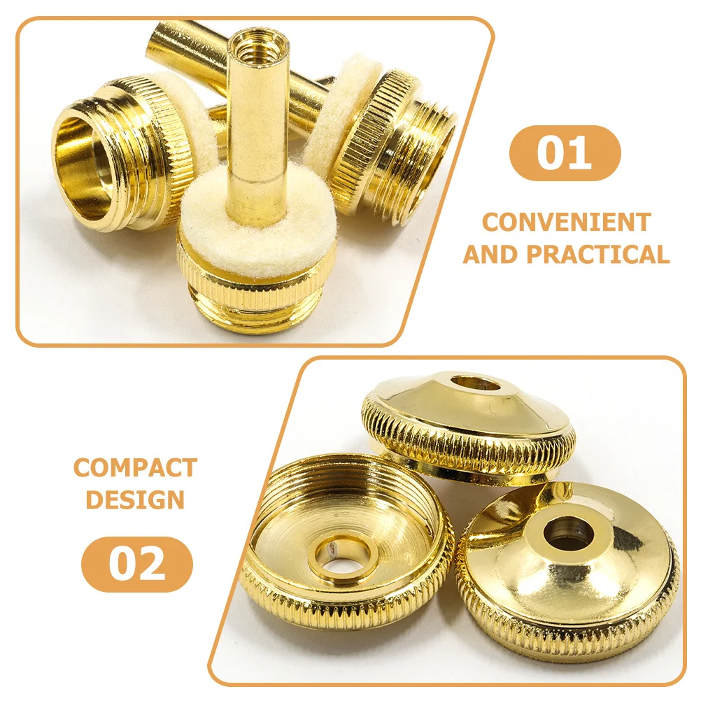 

1 set 1 Set Of Colorful Trumpet Valve Finger Buttons Metal Caps Rods For Trumpet Repair Replacement Parts Accessories Tool Kit