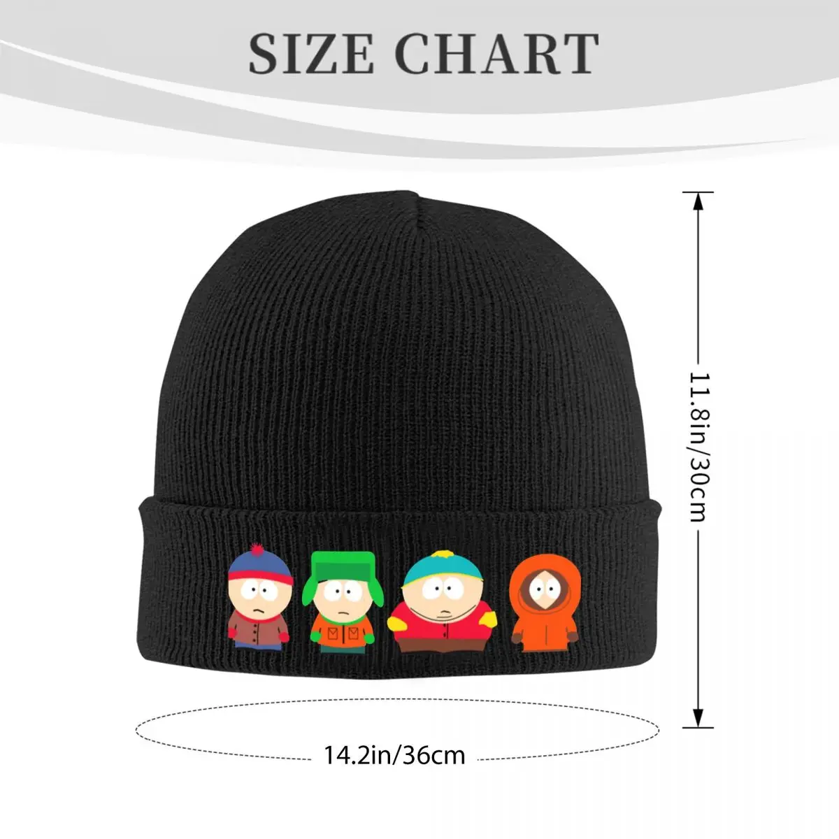 Cute Southparkk Cartoon Hats Autumn Winter Beanie Fashion Anime Cap Female Male Skullcap