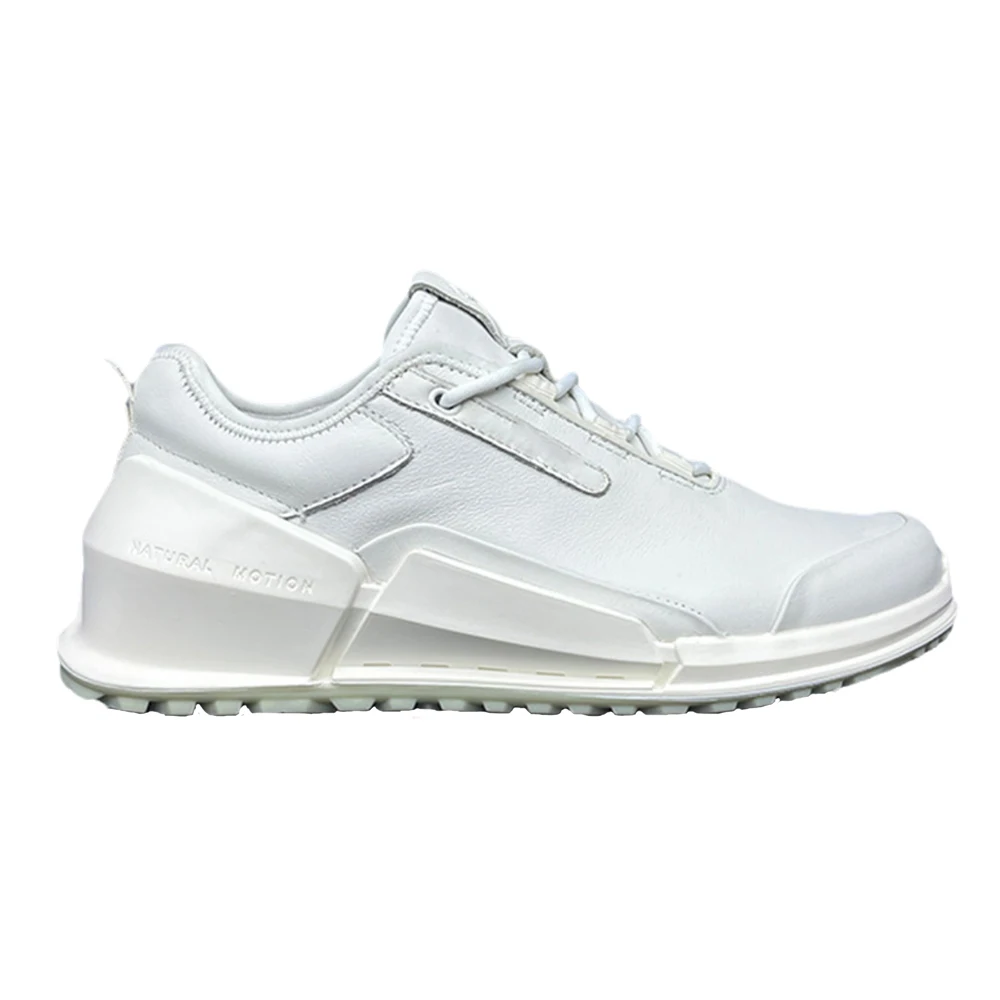 Genuine Leather Shoes Men Trendy Breathable Hiking Sports Outdoor Walking Mountain Handsome Sneaker Athletic Streetwear White
