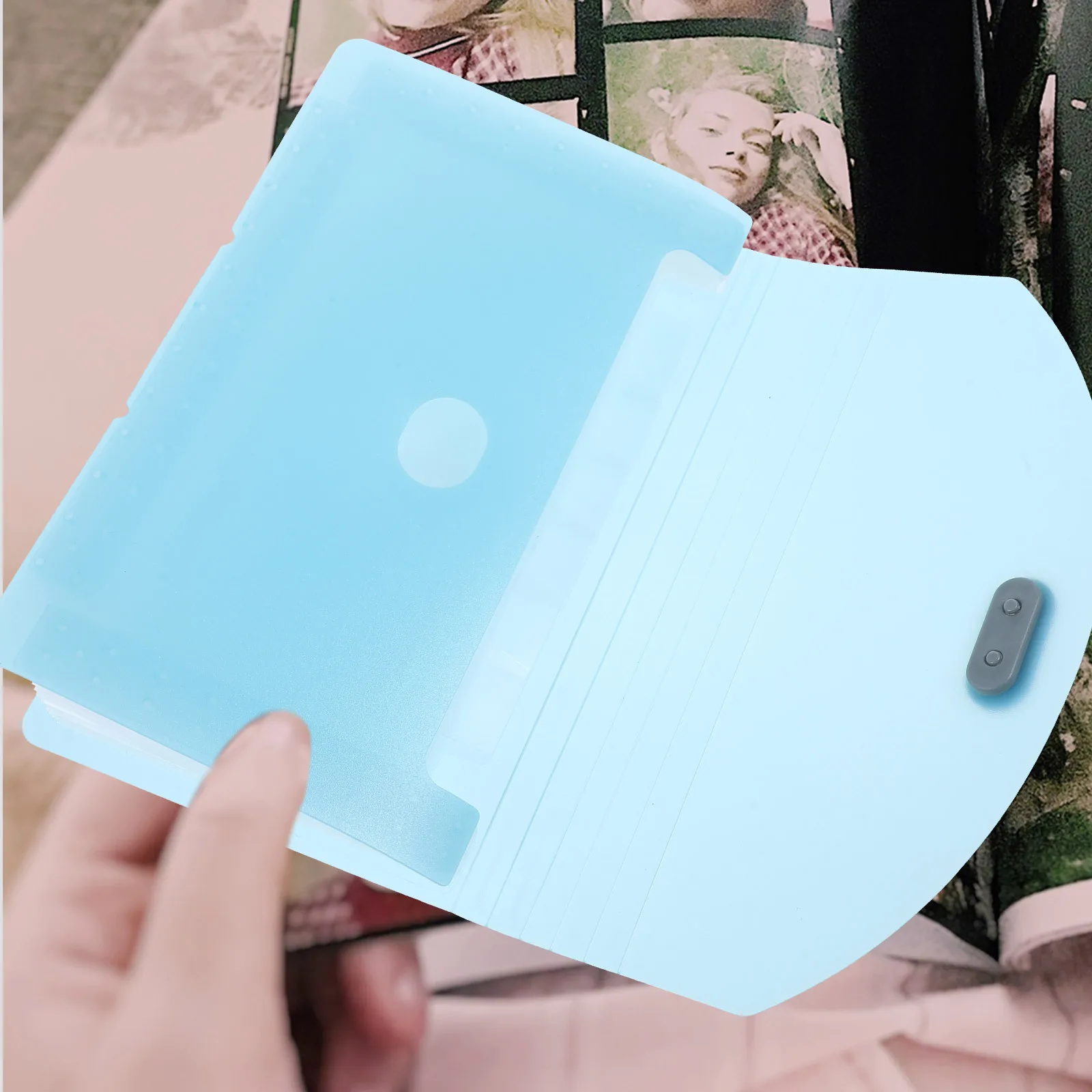 Carpeta de archivos de acordeón portátil de gran capacidad, organizador de documentos para oficina, soporte de almacenamiento multicapa expandible