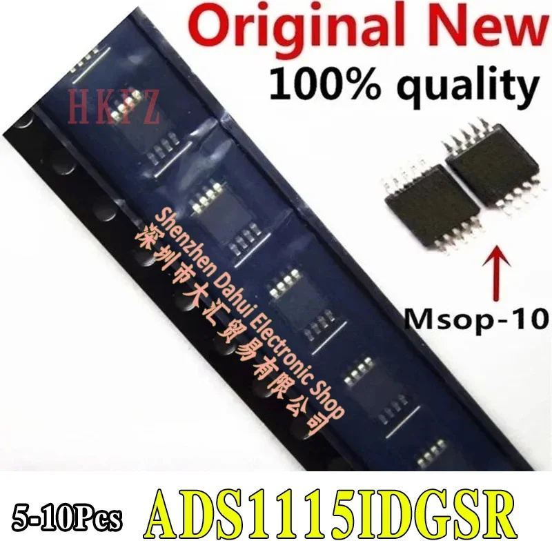 (5-10piece)100% New ADS1115IDGSR ADS1115IDGS ADS1115 MSOP-10 Chipset