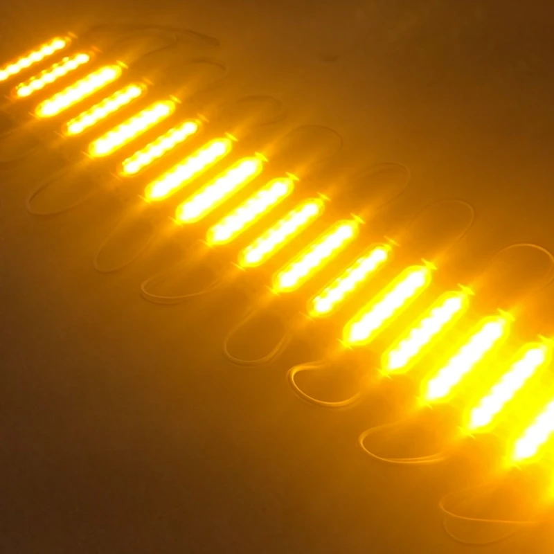 COB LED Module String Light met Lens DC12V 6LED Waterdicht voor Outdoor Reclame Teken Winkel Banner LED Module Strip Lamp