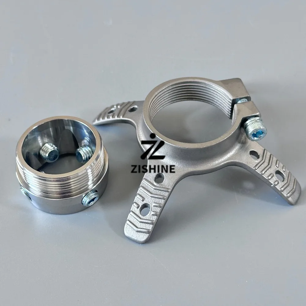 4P43-SS 4P43-Ti Female Four Jaws Adapter Stainless Steel Titanium Prosthetic Socket Clamp Connector Artificial Limb Parts