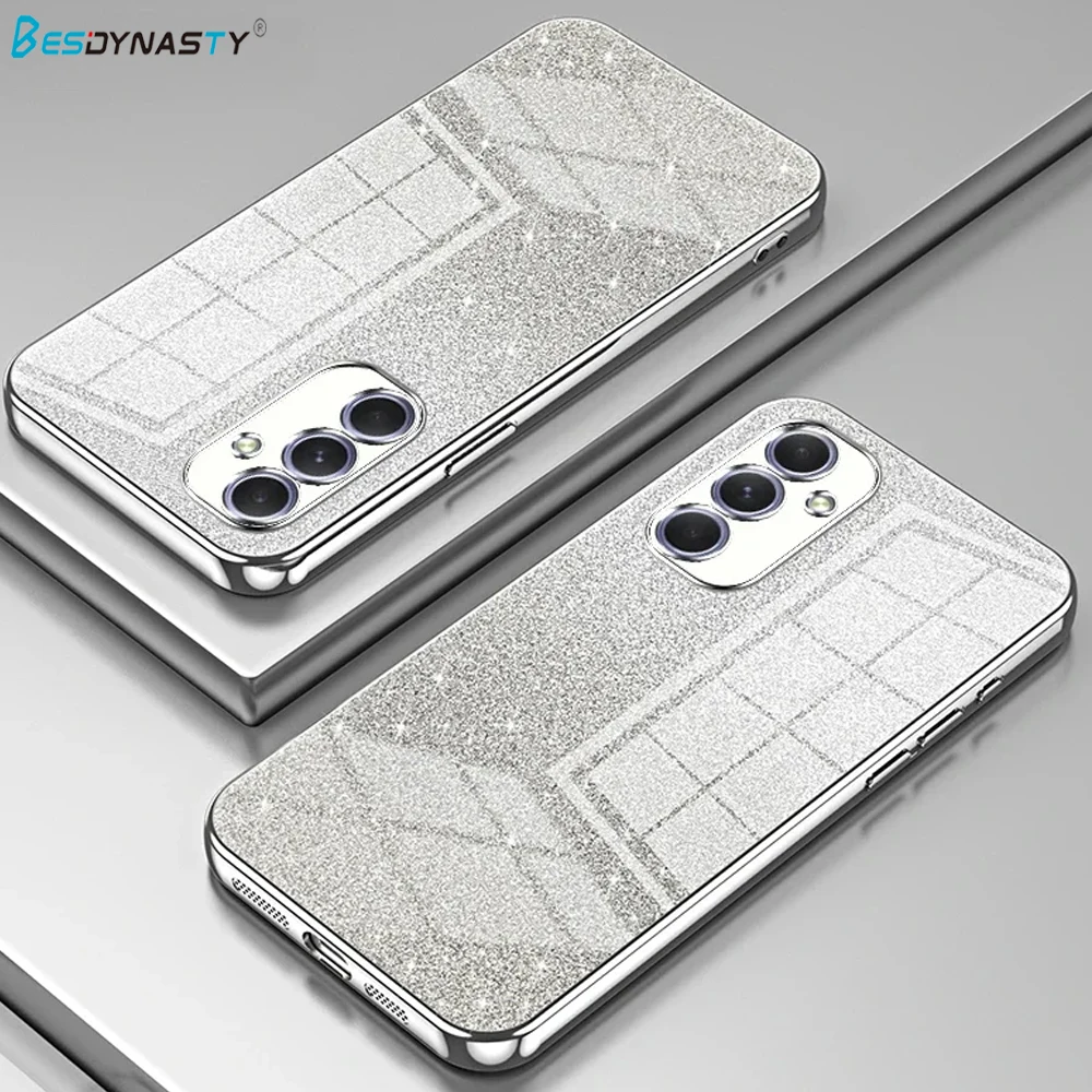 Glitter Plating Case For Samsung Galaxy A56 A36 A26 A16 A15 A25 A35 A55 A05 A05S A54 A34 A14 A24 A04S A13 A53 A23 A33 A52 Cover