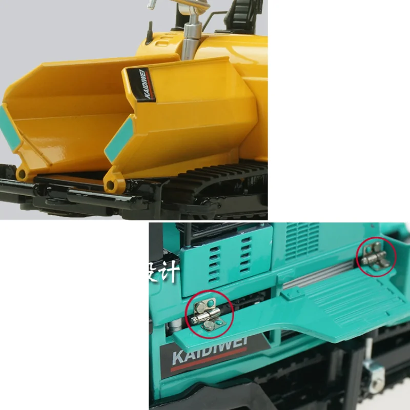 1/40 Alloy Engineering Car Paver Model Truck Kids Toys Rear Bracket Can Be Extended Vehicle For Boys Christmas Birthday Gifts