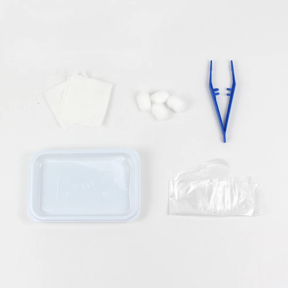 Medical sterile disposable dressing change kit debridement, suture and sterilization wound care kit surgical dressing change