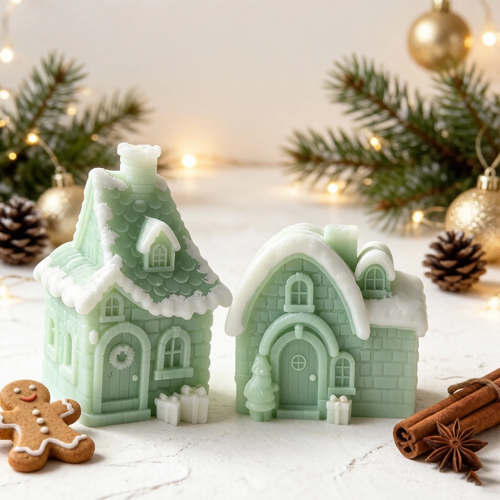 Crafting Resin - 3D Kerst Iglo Sneeuwhuis Kaars Siliconen