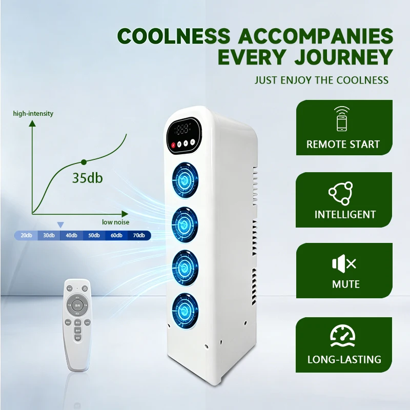 Wholesale Air Conditioning Car 12v 24v DC Truck Electric Car AC Split Air Conditioning  12v Air Conditioning