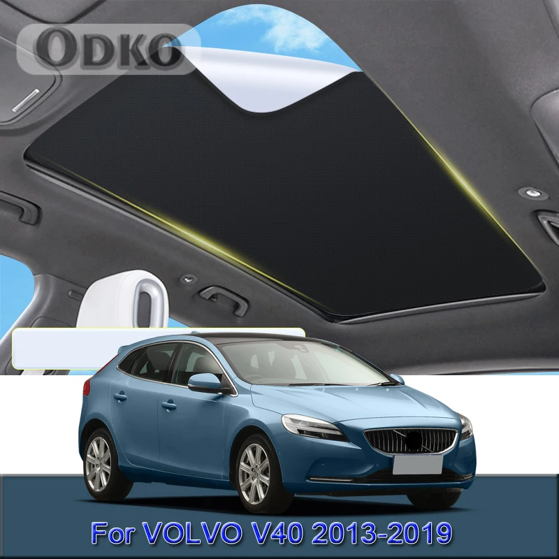 

Car Electrostatic Adsorption Sunroof Sunshade Cover For VOLVO V40 2013-2018 2019 Heat Insulation Skylight Sticker Accessories