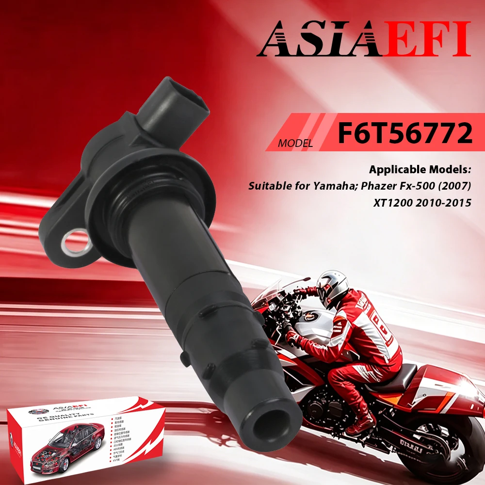 Bobina de encendido de motor F6T56772 23P-82310-00-00 de alta calidad para motocicleta Yamaha XT1200Z Super Tenere 2010-2015 Phazer Fx-500