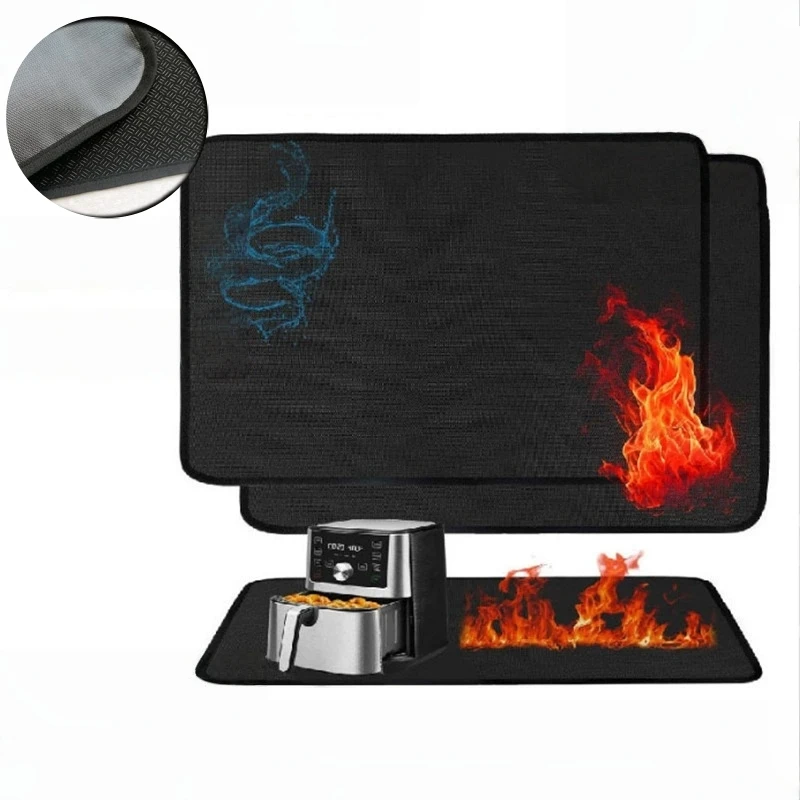 

Multi-size Thicken Anti Slip Barbecue Mat Kitchen Countertop Protection Hot Coffee Machine Mat Anti Scald Heat-insulating Mat