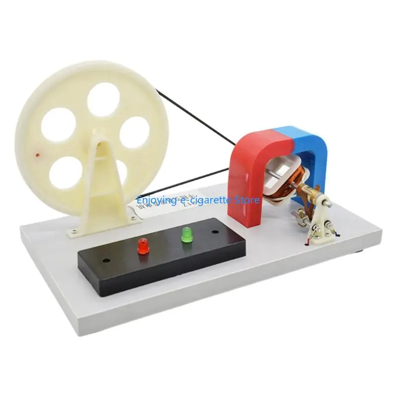 Physics Laboratory Hand Crank Generator Hand Crank AC & D-C Generator for School Y4QF