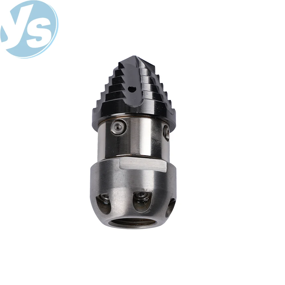 

YS High Pressure Pipes Unclog Rotating Pagoda Nozzle Baota mine Nozzle for Sewer/Pipeline Sludge Cleaning