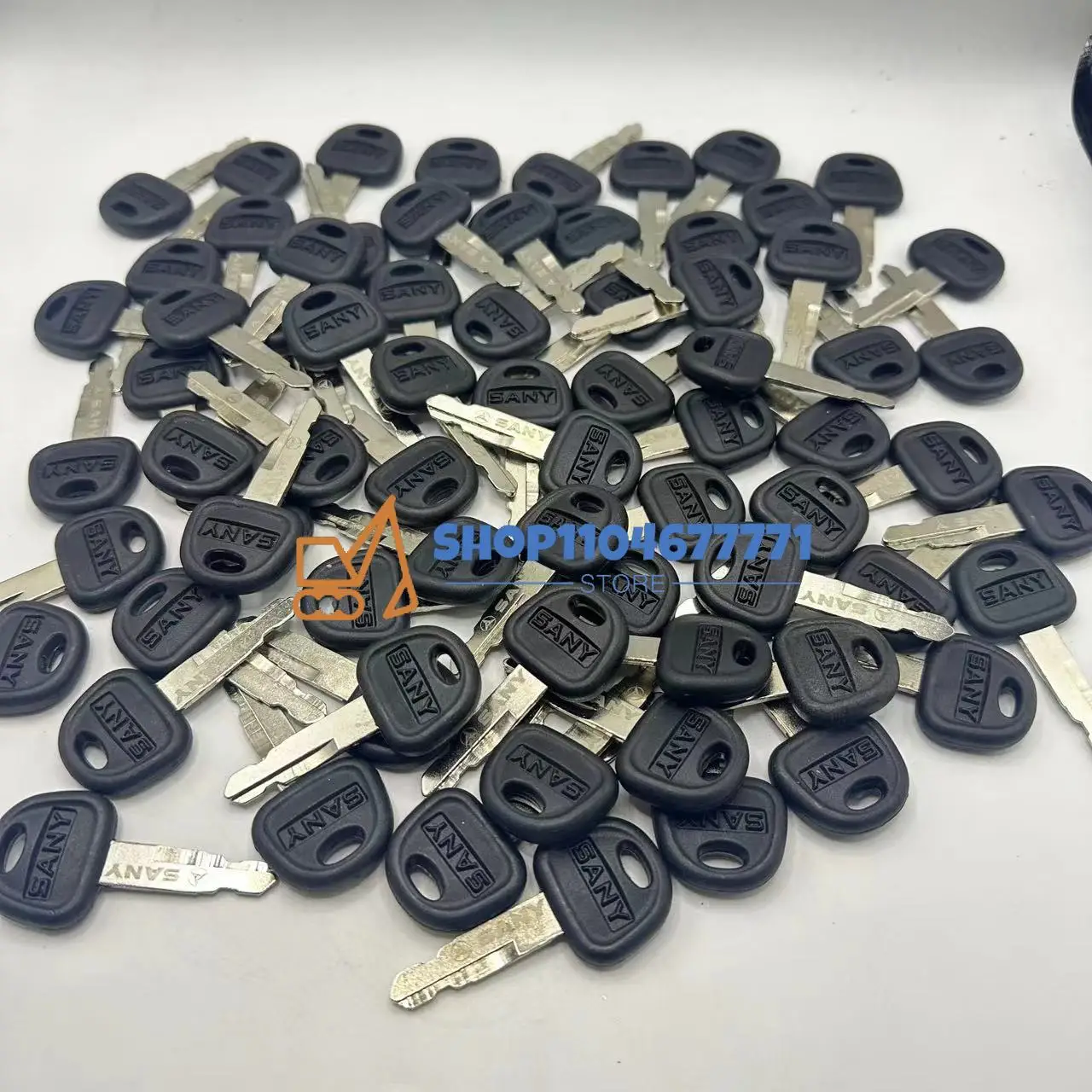 Parts for Sany Excavator Bulldozer 50PCS Excavator Loader 60022654 Heavy Equipment Ignition Key High Quality