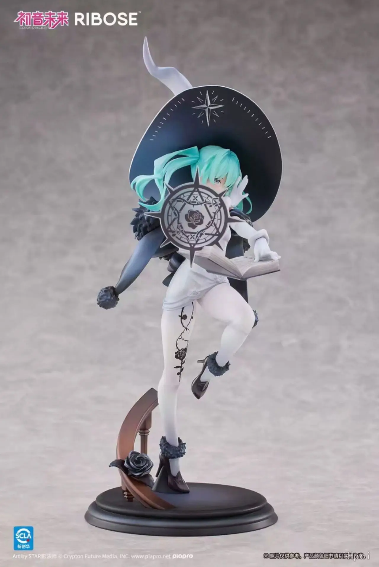 In Stock RIBOSE RISE UP SERIES 1/8 Hatsune Miku Fantasia Witch PVC 25CM Anime Action Figures Model Collection Ornament Toy - view 5