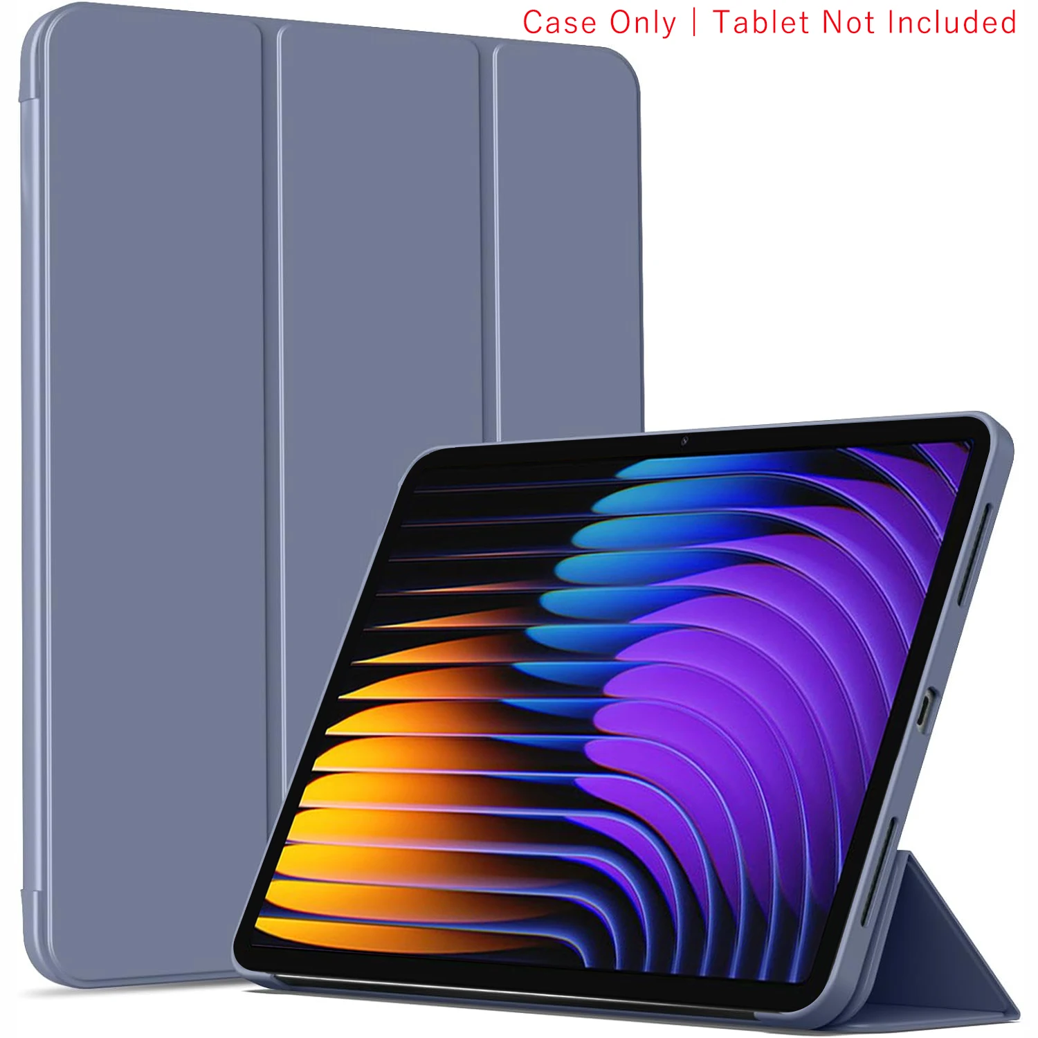 Dreifach faltbare Flip-Hülle für Xiaomi Pad 7/Pad 7 Pro 11,2 Zoll 2024, magnetischer Ständer, PU-Leder-Schutzhülle, automatische Schlaf-/Wachfunktion