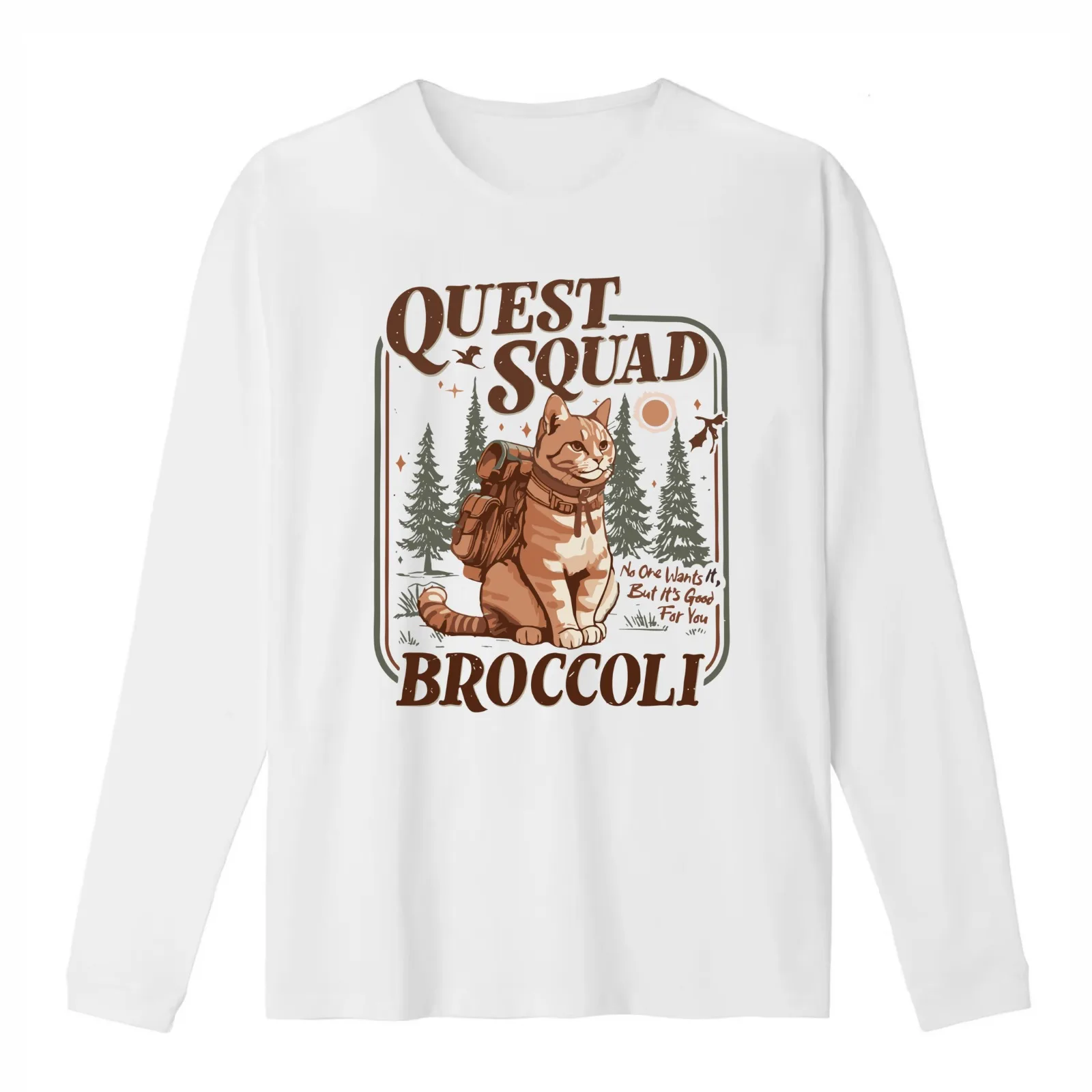 Quest Squad Broccoli Onyx Storm Fourth Wing Book Lover Gifts T-Shirt Summer Casual Cotton Tee Oversized Streetwear Tops