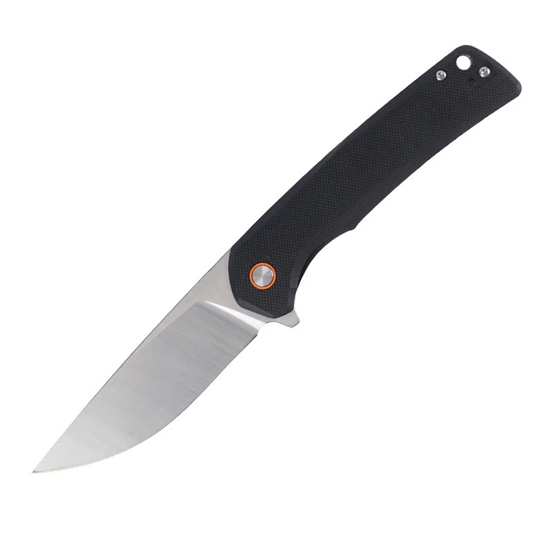 Coltello da campeggio pieghevole portatile per autodifesa Coltello da esterno D2 Lama G10 Maniglia Coltelli tattici di sopravvivenza da caccia Utilità Strumento EDC