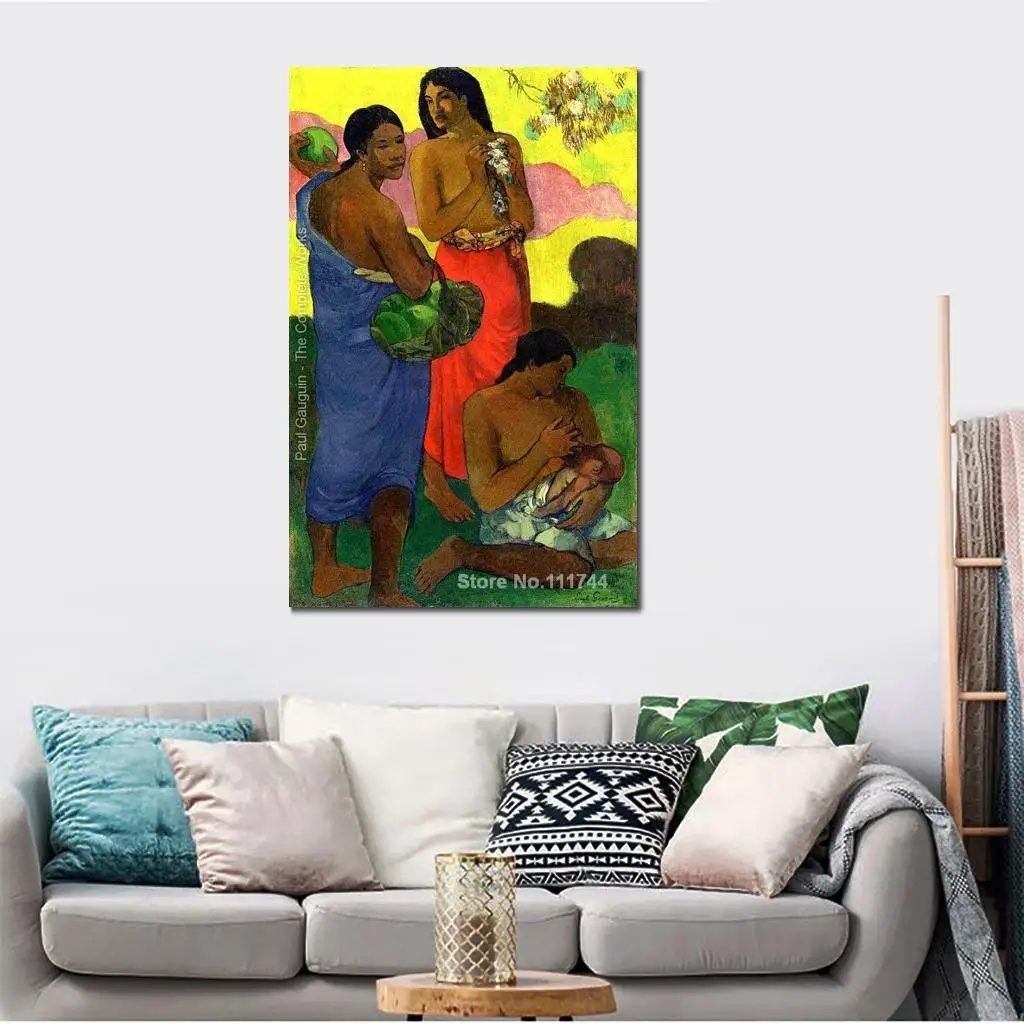 

Maternite (Ii) Paul Gauguin Famous Paintings Oil Canvas Reproduction High Quality Hand Painted