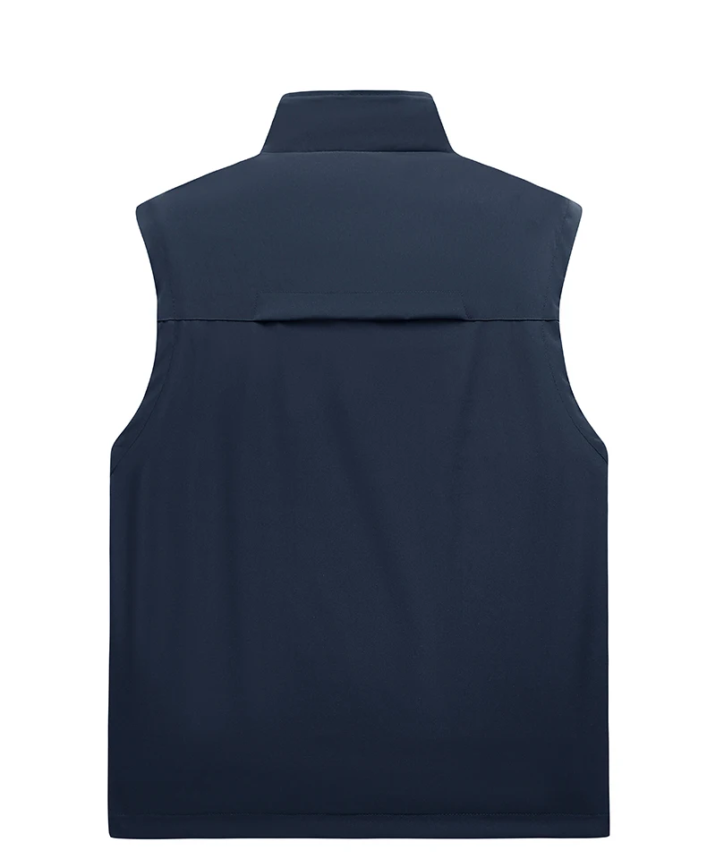 LNGXO Herren- und Damen-Anglerweste, Arbeitsweste mit mehreren Taschen für Herbst, Frühling, Outdoor-Sport, Wandern, Camping, Angelbekleidung – Detail 14