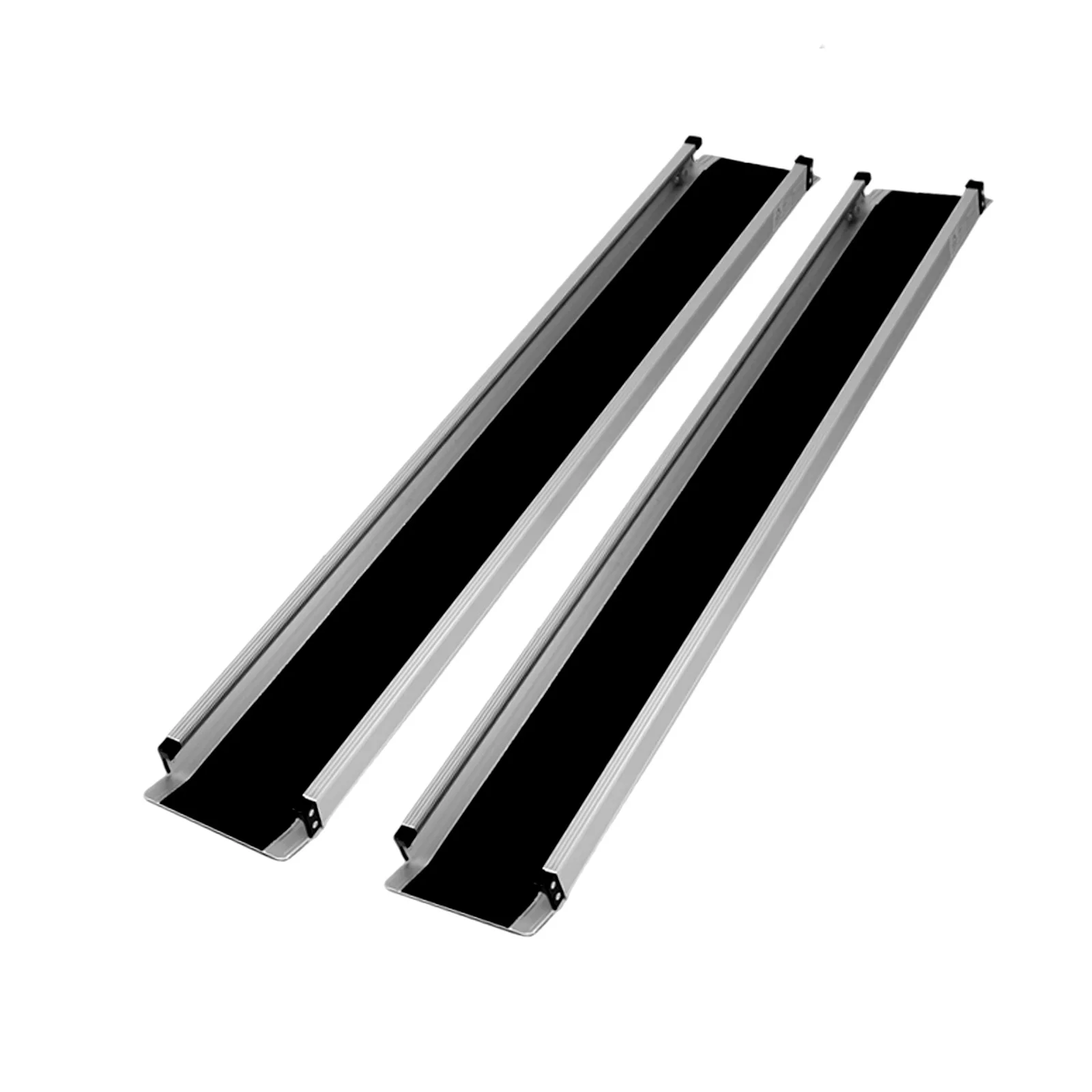 

8 Feet Adjustable Wheel Chair Ramp Portable Folding Threshold Wheel Chair Ramp Non-Slip 661 LBS Capacity for Home Stairs Steps