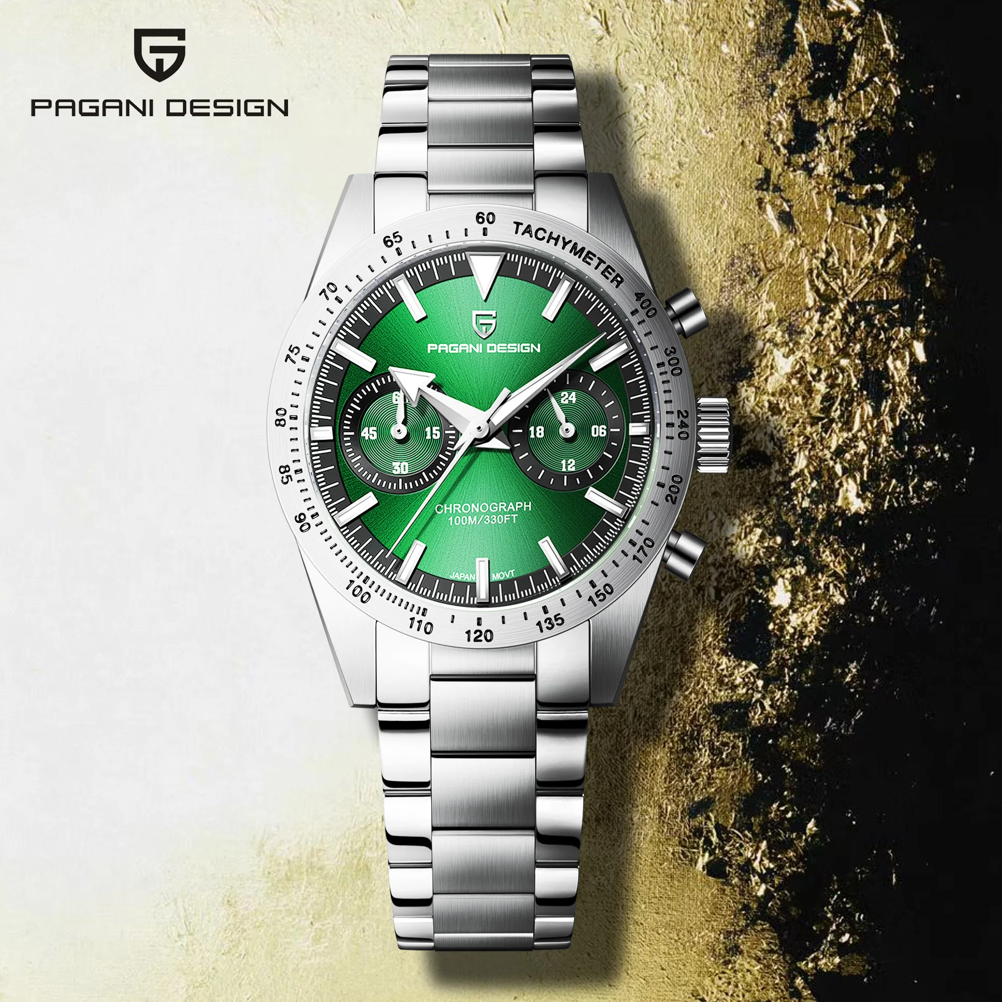 

PAGANI DESIGN Luxury Man's Watch 2025 New Quartz Watches For Man Stainless Steel Waterproof Watch Sapphire Mirror Sports Clocks