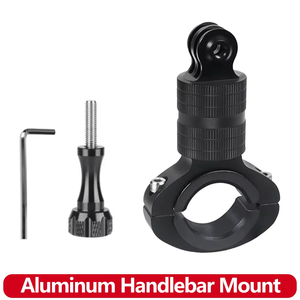Aluminiowy uchwyt na kierownicę rowerową do GoPro Hero 13 12 11 10 9 8 Insta360 SJCAM SJ4000 AKASO DJI Osmo Action Akcesoria do kamer