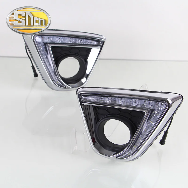 For Mazda CX-5 CX 5 CX5 2012 2013 2014 With Yellow Turning Signal Function Waterproof Car DRL 12V LED Daytime Running Light SNCN