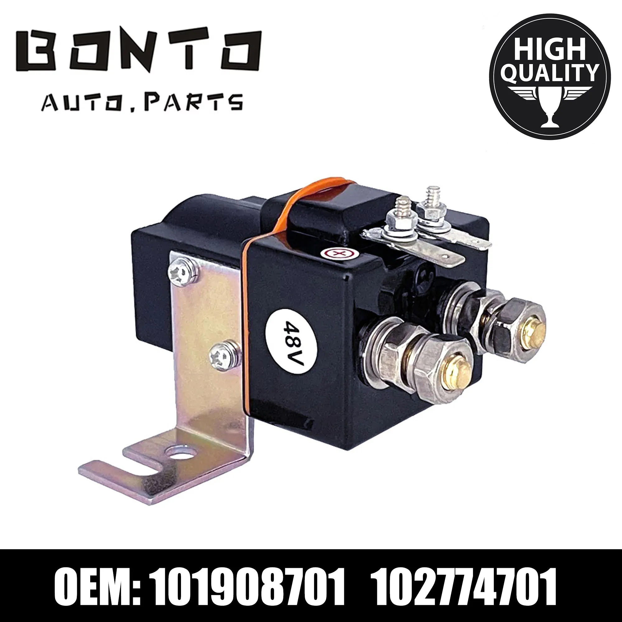 BONTO 48-Volt Solenoid Golf Cart For Club Car DS Precedent Electric Models 2000+ Replace 101908701 102774701 SW80-1275P