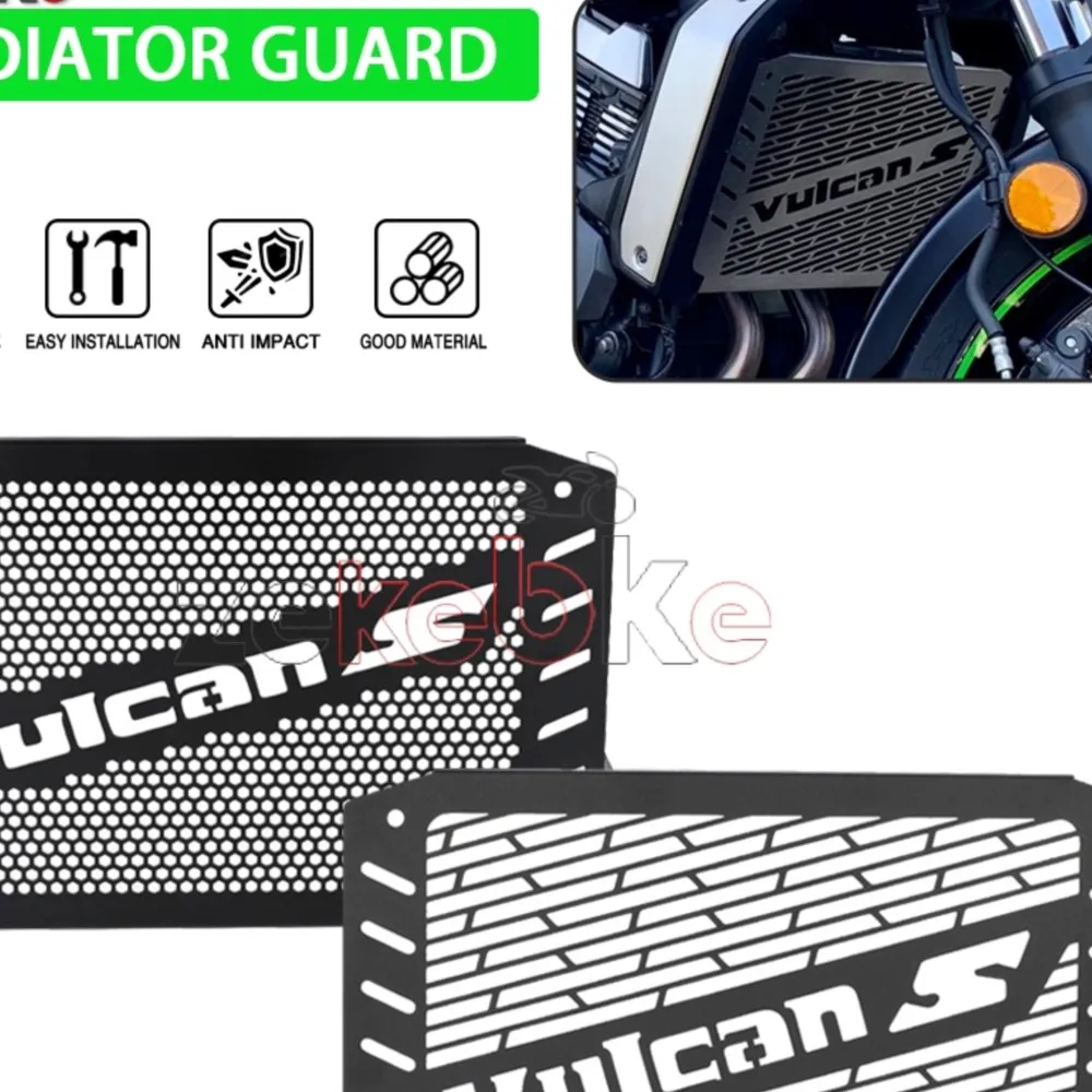 For Kawasaki VulcanS 650 2015-2026 Radiator Grille Grill Guard Protector Cover Protection VulcanS Tourer Vulcan S Cafe 2018-2024