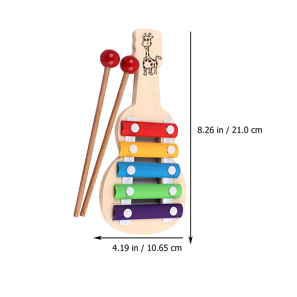 

Guitar Harness Xylophone Toys Knock The Piano Musical Instrument Kids Instruments Colorful Child