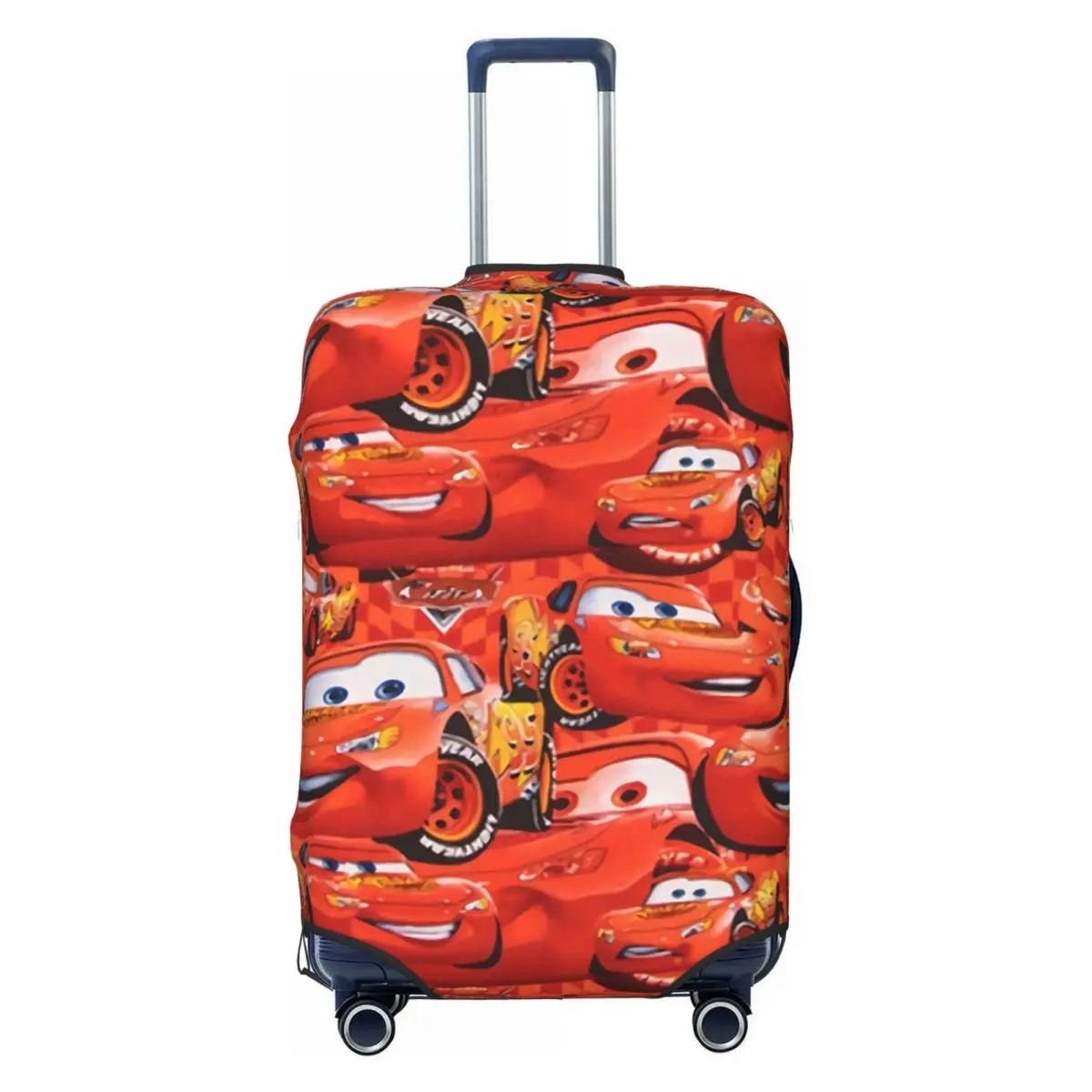 

Custom Lightning McQueen Luggage Cover Elastic Travel Suitcase Protective Covers Suit For 18-32 inch