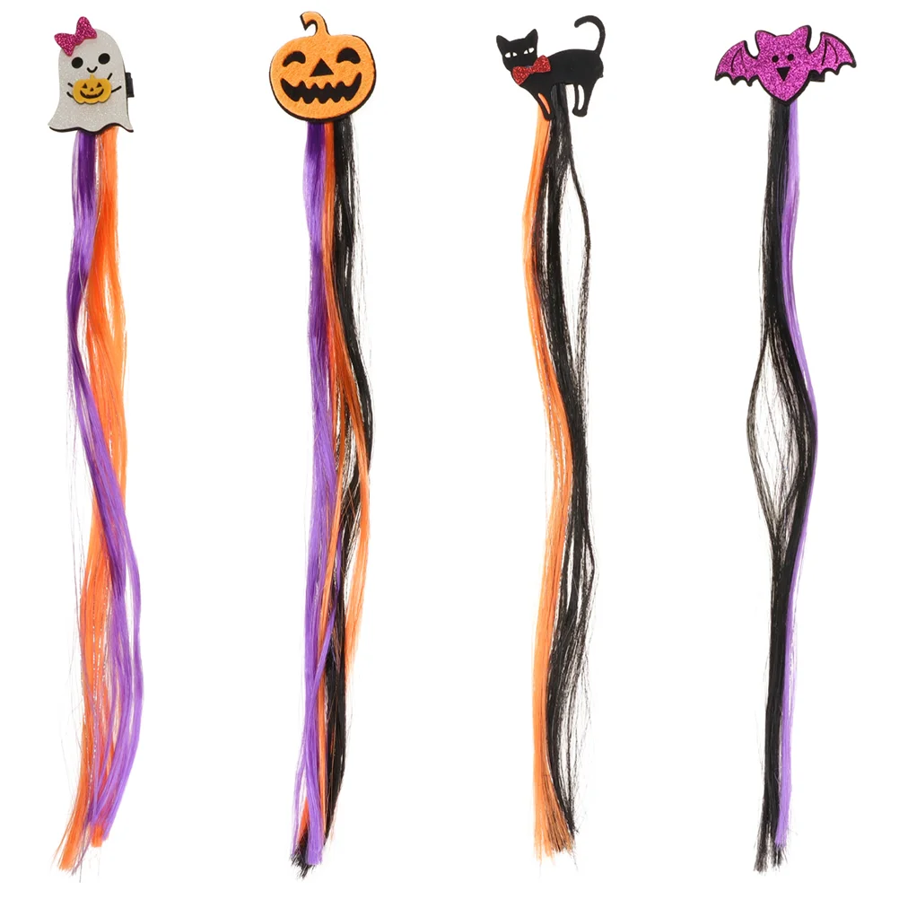 

Halloween Barrettes Kids Hair Clips Children Colorful Headwear Girls' Headdress Themed Hairpins