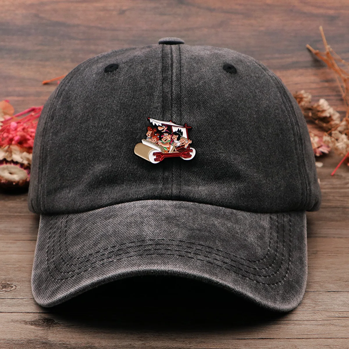 

Cartoon Classic Baseball Caps for Men Cap Vintage Casual Style Women Washed Hat Outdoor Sports Cap