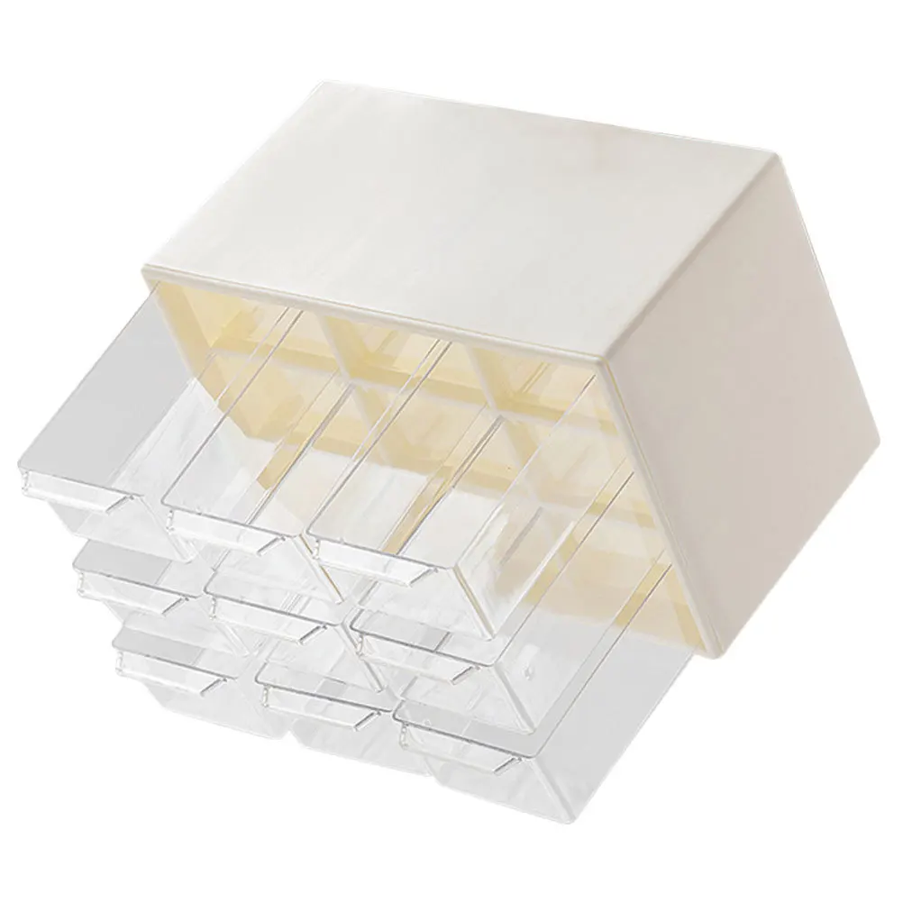 

1pcs Desktop Drawer Organizer 3-Tier Storage Box For Makeup Jewelry Stationery Large Capacity Plastic Tabletop Organizer
