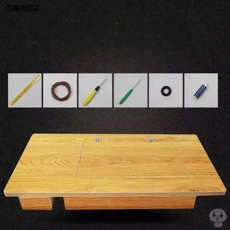 Sewing machine countertop panel universal accessories solid wood