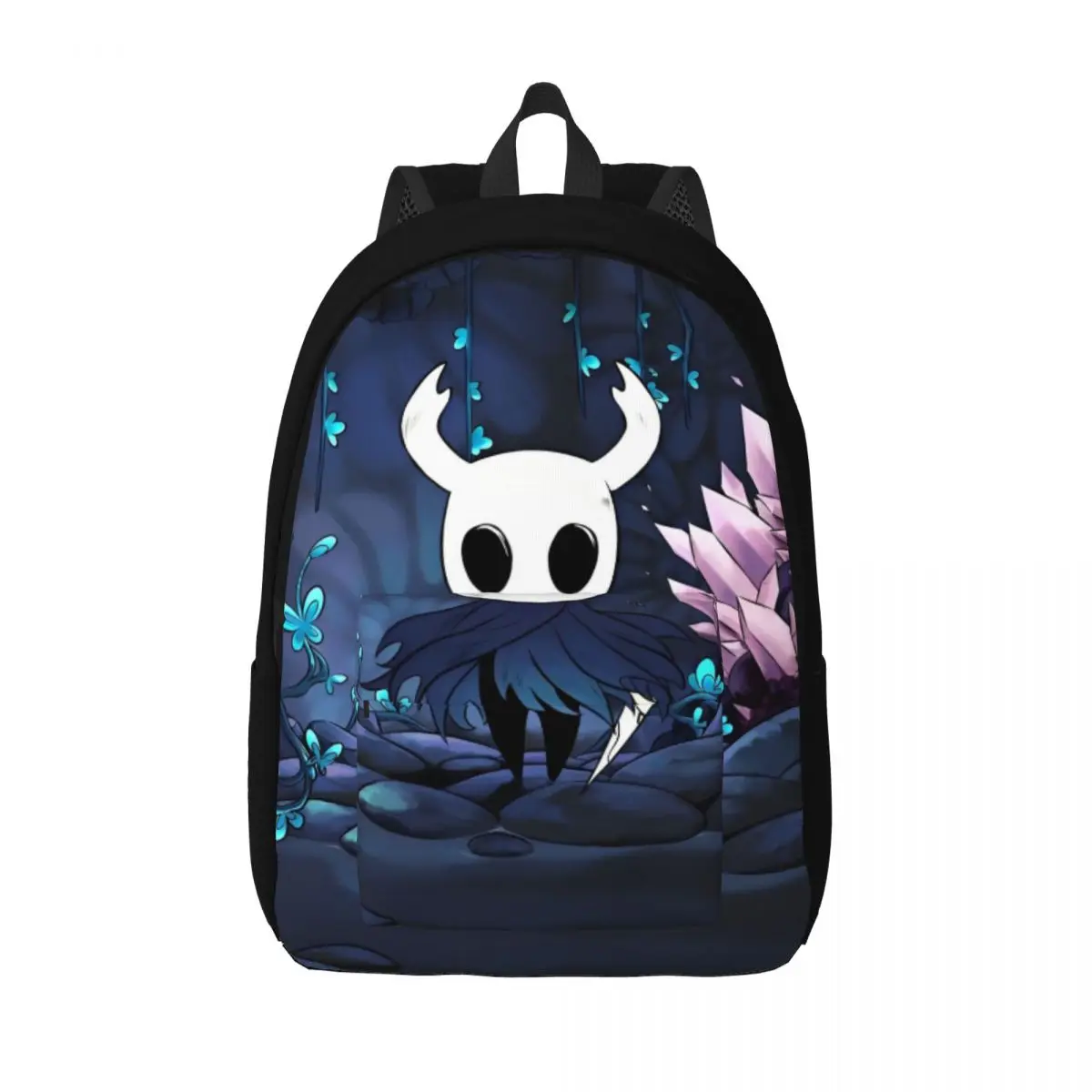 

Hollow Knight Indie Games Backpack with Pocket High School Work Action Adventure Daypack for Men Women Laptop Shoulder Bag