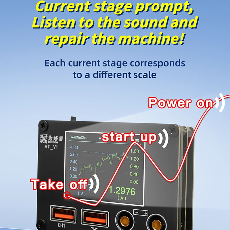 

Высокоточный многофункциональный измеритель тока ATV1 подходит для обслуживания мобильных телефонов и поддержки измерения напряжения 0-36 В.