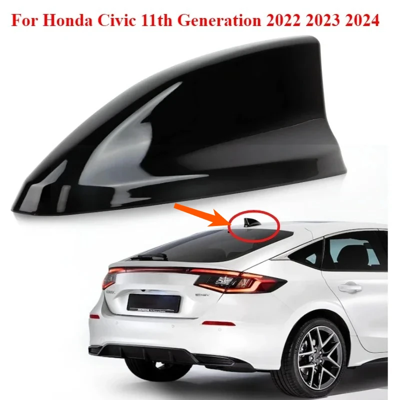 Car exterior accessorie Waterproof shark radome radio signal roof antenna For Honda Civic 11th Generation 2022 2023 2024