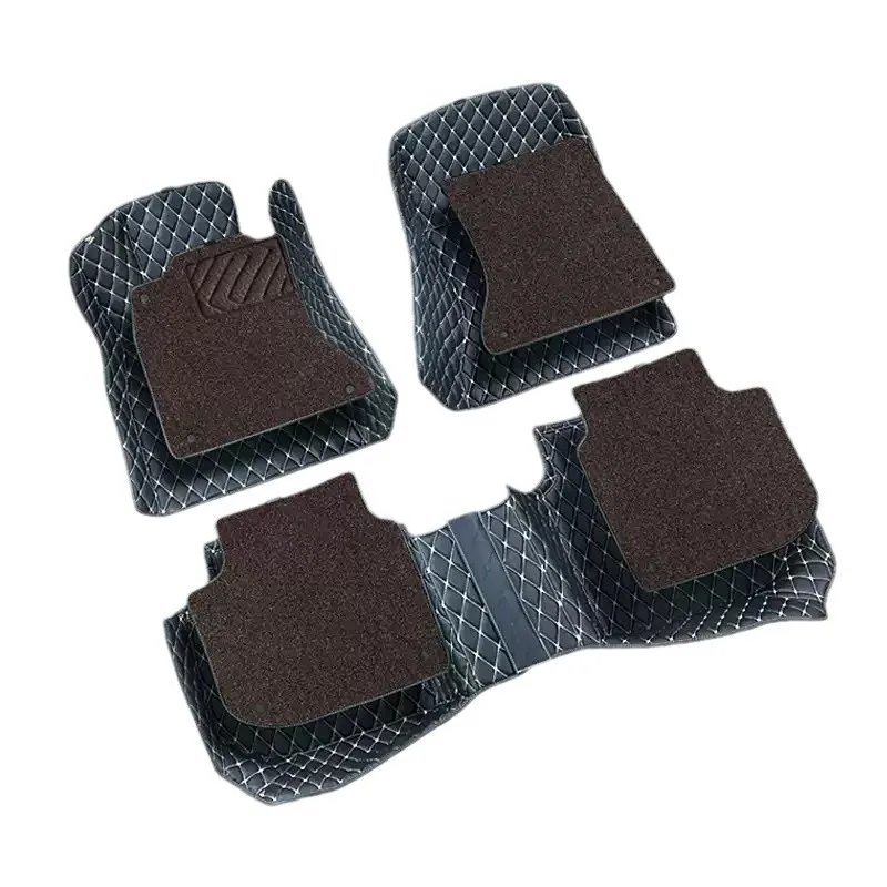 Car Floor Mats, Leather Pads for Audi A7L Q5L Q3 Q7 Q2L, Custom Fit Full Surround Foot Mats, Vehicle Accessories view 5