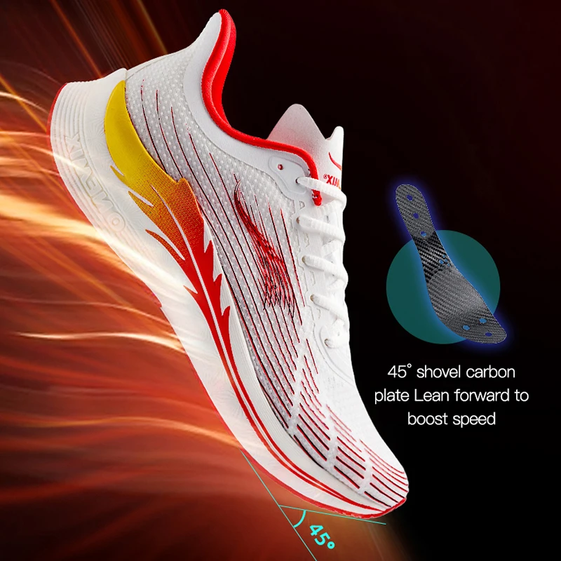 Onemix Breathable Mesh Running Shoes Men Summer Light Marathon Sport Women Sneakers Man Athletic Shoes Soft Carbon Fibre Plate