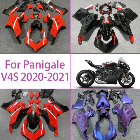 2020 2021 두카티 파니갈레 V4S 커스텀 카멜레온 컬러 ABS 플라스틱 페어링 20 21 파니갈레 V4S 오토바이 바디 페어링 키트