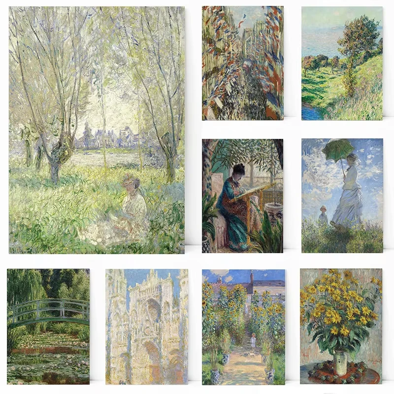 Jigsaw Puzzle for Adults 1000Pieces Claude Monet Impressionist Artwork DIY Craft Home Wall Decoration Gift Idea