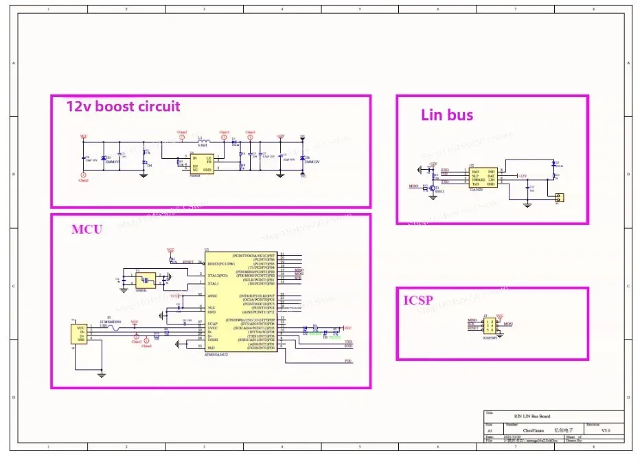 

Automobile LIN logic analyzer 2.0 bus/master node