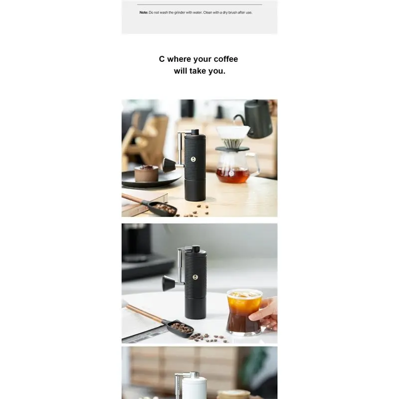 【CUSTOMER FAVORITE】Portable Manual Coffee Grinder High Quality Steel Grinding Core Foldab Handle Design Timemore C5ESP NEW