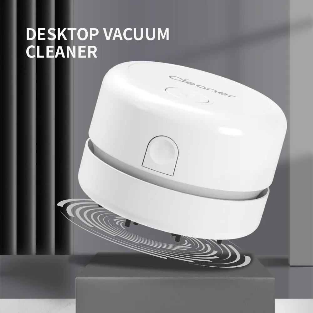 Kabelloser Desktop-Staubsauger, Leichter Kompakter Computer-Staubsauger, Tragbarer Reiniger für Radiergummispäne & Büro- und Heimtastaturen – Detail 3