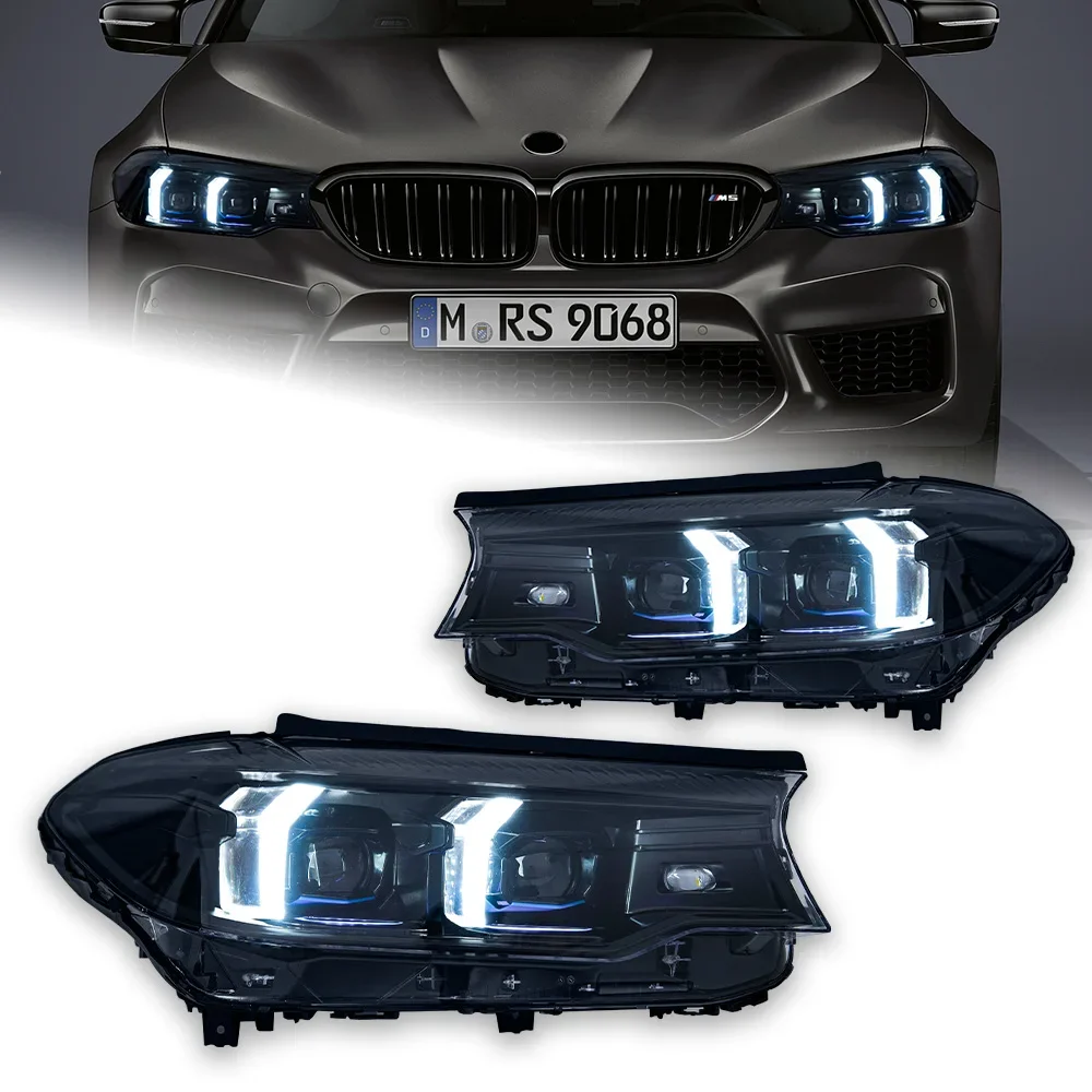 

For BMW G30 LED Headlights M5 F90 2017-2023 Styling 525i 530i 535i 5 Series DRL Automotive Accessories 6000K Color Front 12V New