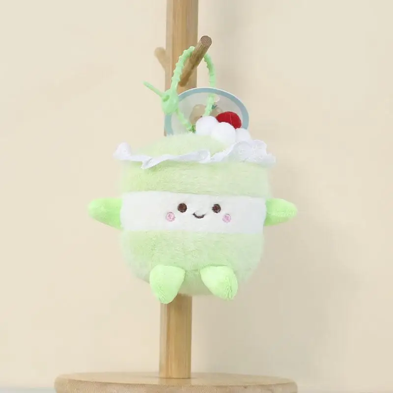 พวงกุญแจตุ๊กตาเค้กวันเกิดน่ารัก 1 ชิ้น ของเล่นตุ๊กตาเค้กการ์ตูนสุดสร้างสรรค์ ของตกแต่งกระเป๋าเป้สุดฮา ของขวัญวันเกิด