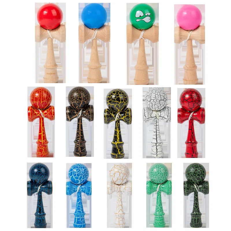 المبتدئين الجدد-المبتدئين الاطفال خدعة الكرة الخشب Kendama لعبة كرة اللياقة البدنية قطار التنسيق بين العين واليد لعبة التقليدية اصطياد الكرة